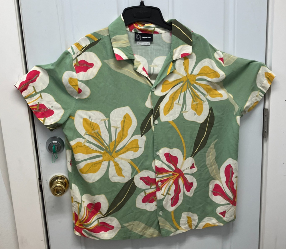 Original Use Hawaiian Button Down Men's Shirt Size XL NOC3477DT